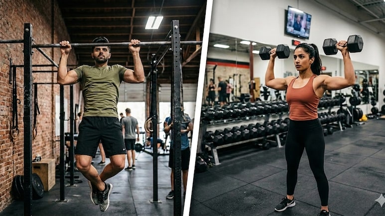 Bodyweight Exercise vs Dumbbells: Which Is More Effective For Building Muscles?