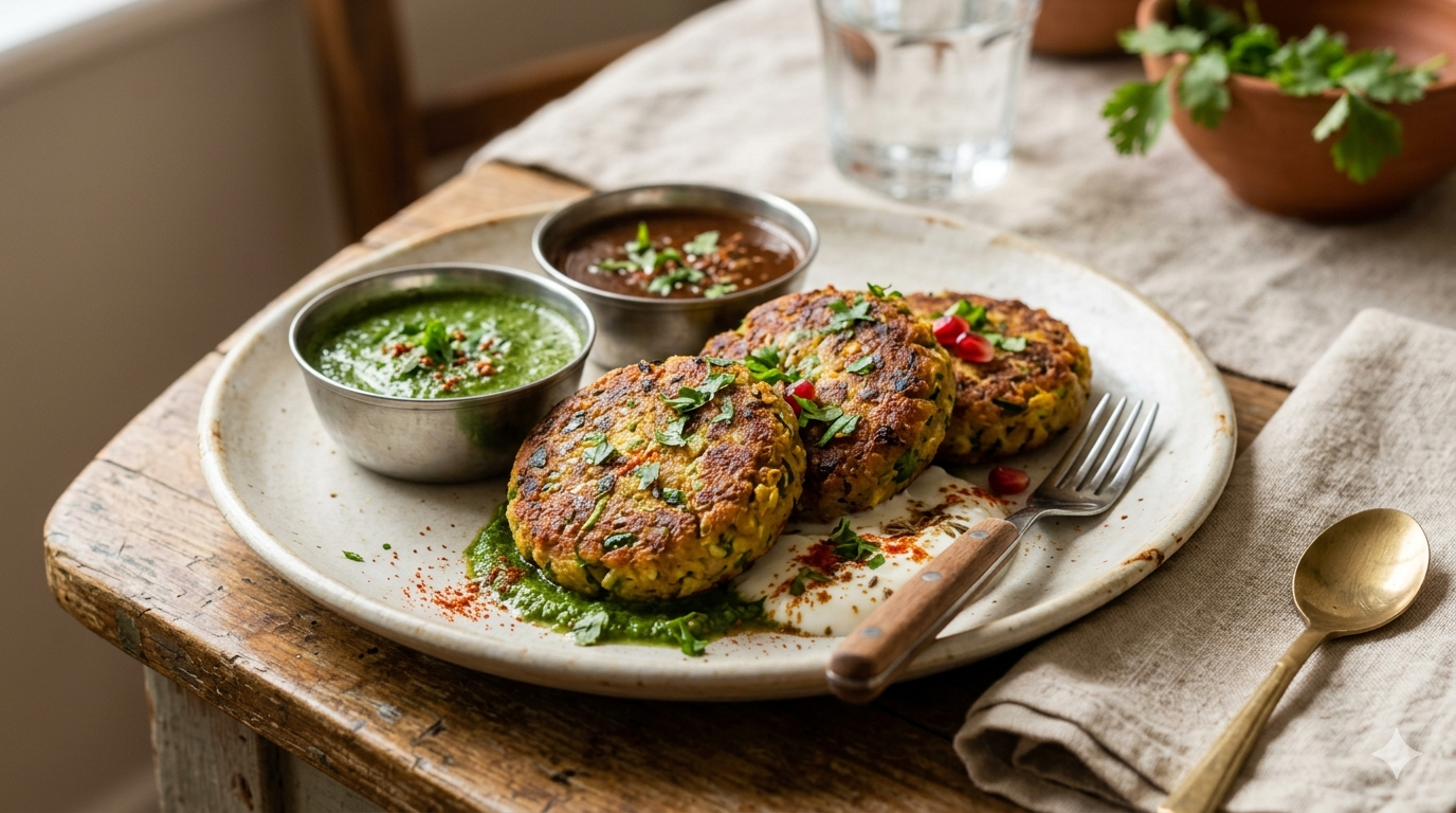 Protein-Rich Moong Dal Lauki Tikki For Healthy Snacking