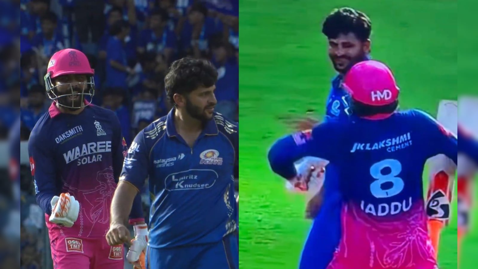 Watch: Ravindra Jadeja Mocks Shardul Thakur After Smashing Pacer For Boundaries During MI vs RR Game