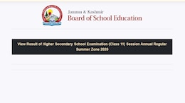 Jammu And Kashmir Board Class 11 Result Out For Summer Zone, Check Download Details