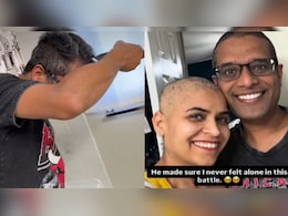 'प्यार, साथ और समझदारी की खूबसूरत मिसाल', कैंसर से जूझ रही पत्नी के लिए पति ने मुंडवा लिया अपना सिर