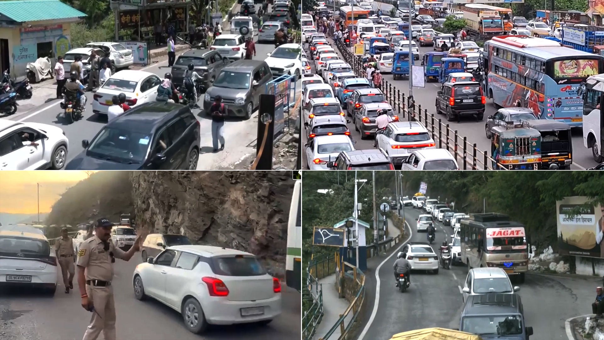 Watch: Tourist Rush Chokes Roads In Uttarakhand, Himachal Pradesh Amid Heatwave