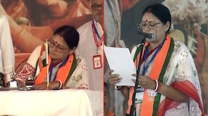 Agnimitra Paul Takes Oath As Minister In West Bengal CM Suvendu Adhikari's Cabinet