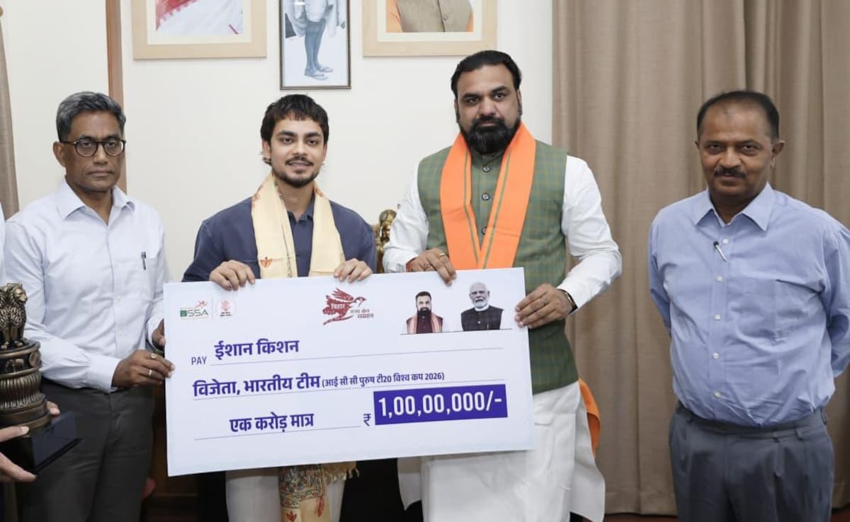 Ishan Kishan Awarded Massive Prize Money By Bihar Government For T20 World Cup Heroics