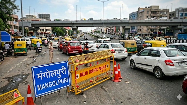 Delhi Traffic: 17 मई तक मंगोलपुरी में रूट रहेगा डायवर्ट, दिल्ली पुलिस ने जारी की ट्रैफिक एडवाइजरी, जान लें जरूरी बात