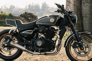 Royal Enfield Shotgun 650 Modified In Retro Style Has Bullet 650 Vibes