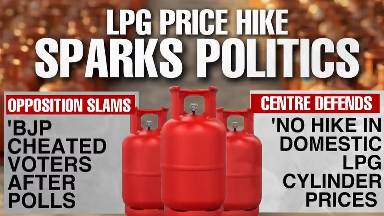 Opposition Targets Centre Over Commercial LPG Hike