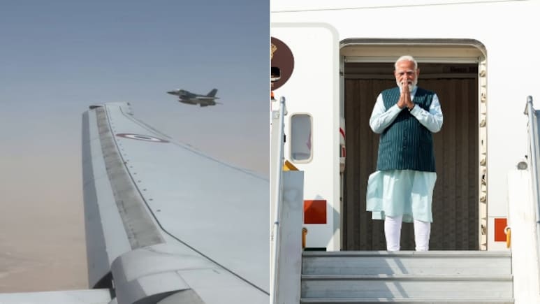 अबू धाबी पहुंचते ही खास सम्मान, UAE के F‑16 फाइटर जेट ने किया PM मोदी के विमान का एस्कॉर्ट
