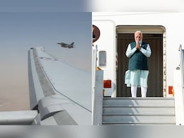 Watch: UAE's F-16 Jets Escort PM Modi's Aircraft As He Arrives In Abu Dhabi