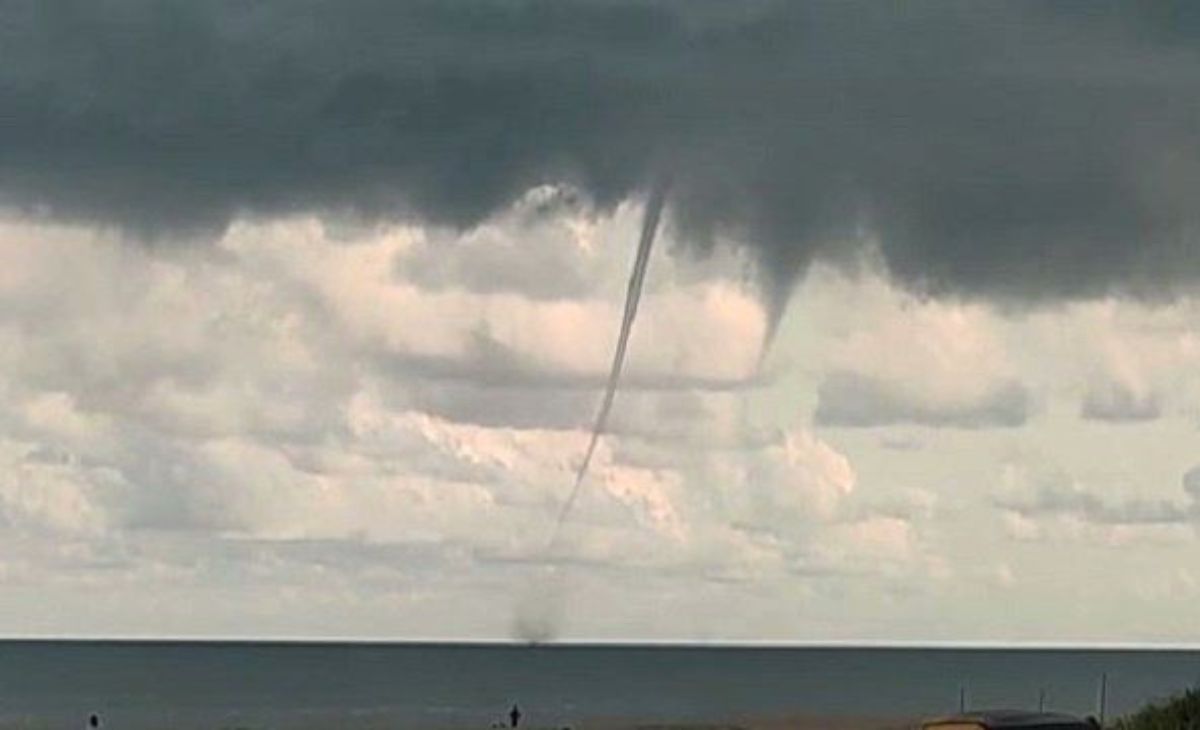 Watch: Rare Waterspout Forms Off Odisha's Puri Coast, Stuns Tourists