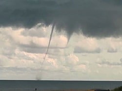 Watch: Rare Waterspout Forms Off Odisha's Puri Coast, Stuns Tourists