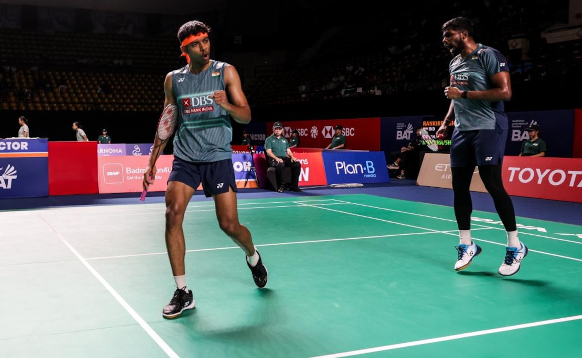 Satwiksairaj Rankireddy-Chirag Shetty Finish Thailand Open With Silver