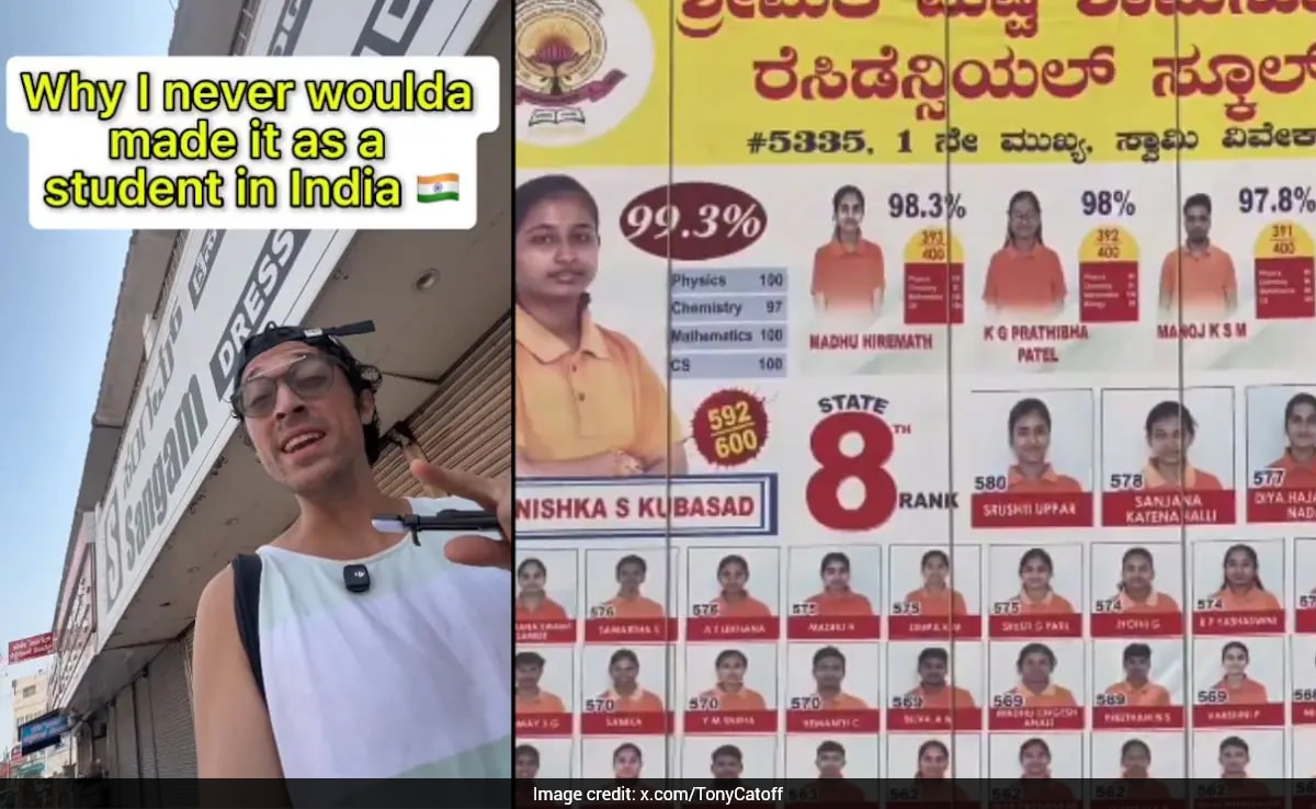 "I Wouldn't Have Made It": US Techie's Remark On India's Academic Pressure Goes Viral