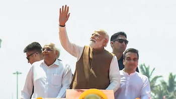 Somnath Amrut Mahotsav: PM Modi Holds Roadshow In Gujarat's Somnath