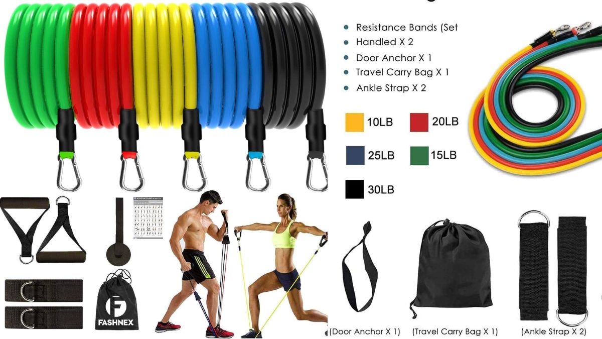 Best Resistance Bands For Summer Workouts Under ₹1000: These help you do strength training and home workouts.