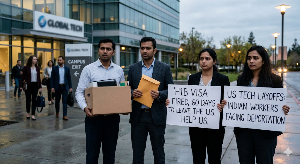H1B visa Layoffs: 'Find Work In 60 Days Or Leave US': Layoffs Put Indian Techies In A Pickle