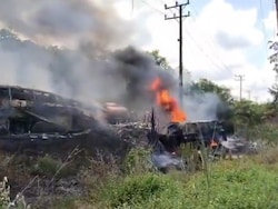 16 Killed After Bus, Fuel Tanker Collide In Indonesia