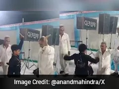 Anand Mahindra Shares Video Of Grandfather Teaching Folk Dance To Grandson