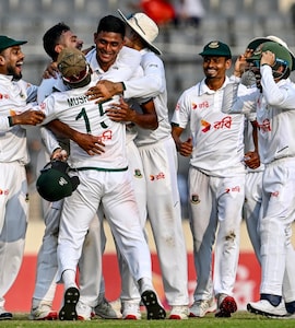Bangladesh Achieve Historic 1st With 104-Run Win Over Pakistan In 1st Test