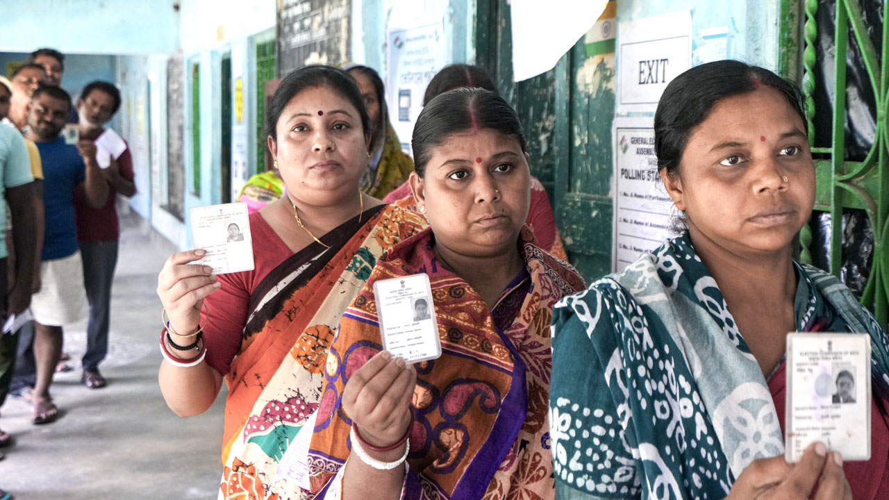 Repolling Resumes In Booth In West Bengal Amid EVM Glitches