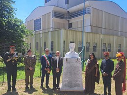 इटली की धरती पर गूंजा भारतीय शौर्य का जयघोष, कैप्टन कमलराम VC की प्रतिमा का &nbsp;कैसिनो शहर में हुआ अनावरण