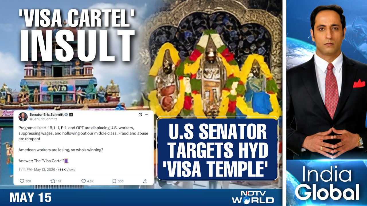 U.S Senator targets 'Visa temple' | India's H-1B Aspirants Mocked