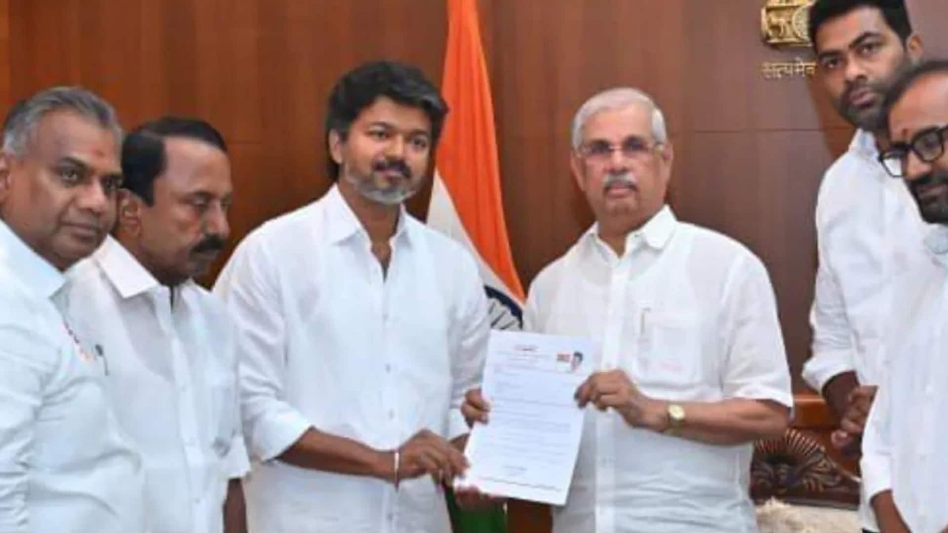 Tamil Nadu Governor Not Convinced Vijay's TVK Has Majority, Oath Unlikely Tomorrow: Sources