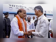 Rajnath Singh, Andhra CM Lay Foundation For Rs 16,000-Cr Fighter Jet Infra Project