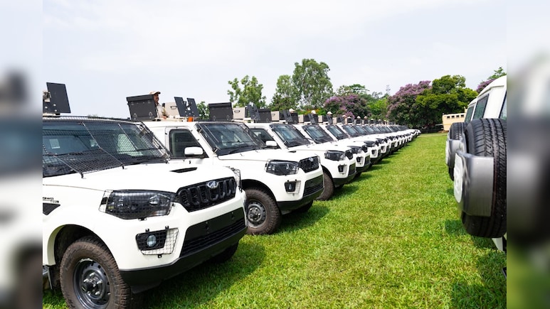 Manipur Chief Minister Flags Off 447 New Police Vehicles To Boost Security
