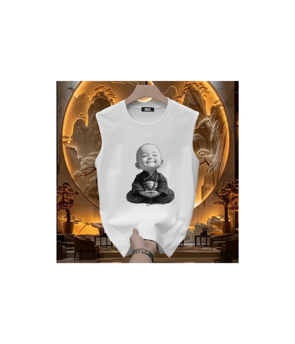 Click here to buy: DIDO Printed Men White T-Shirt