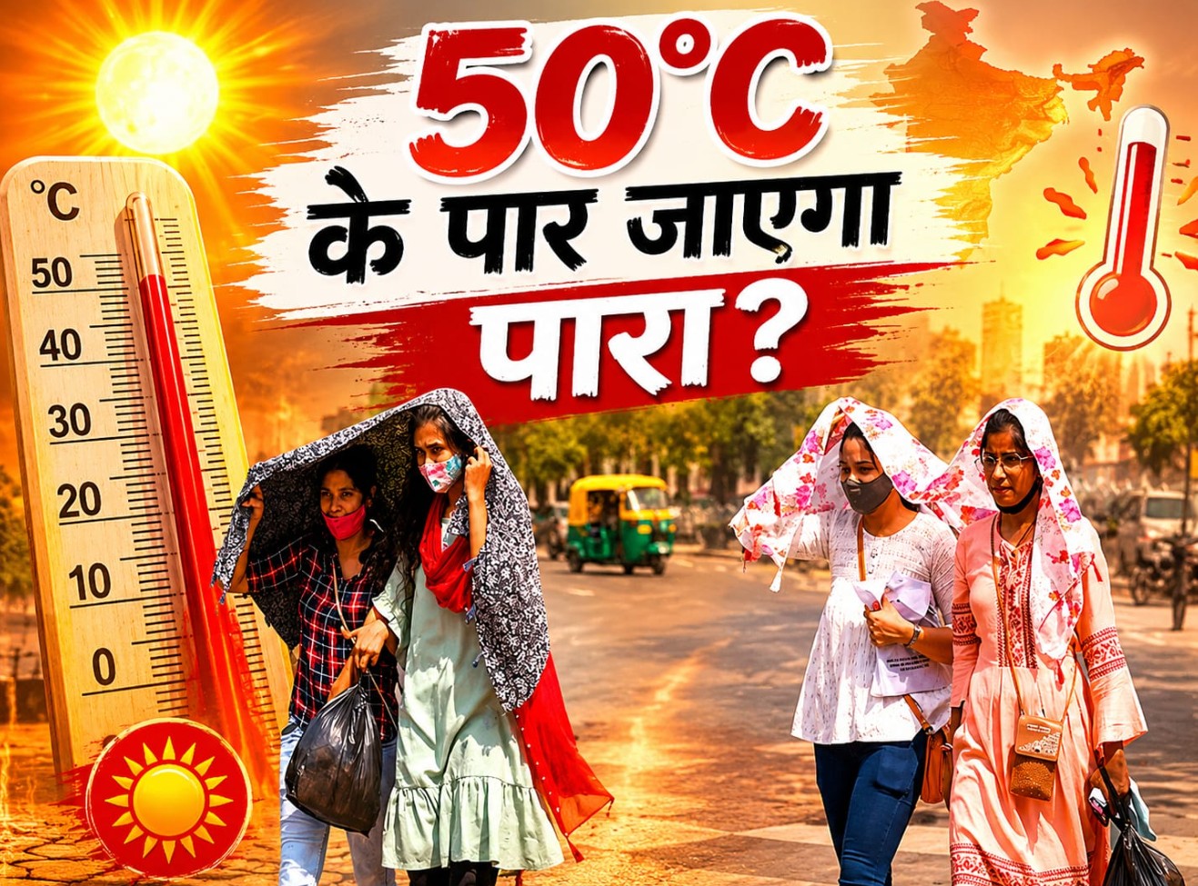 दिल्ली से यूपी, एमपी, राजस्थान और महाराष्ट्र तक प्रचंड गर्मी, क्या 50 डिग्री पार जाएगा पारा?