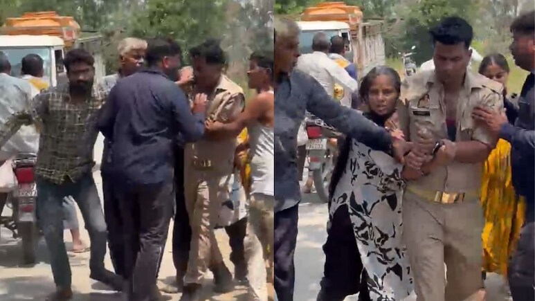संभल में दो पुलिस कर्मियों से मारपीट कर आरोपी को छुड़ा ले गया परिवार और ग्रामीण, सिपाही ने भागकर बचाई अपनी जान