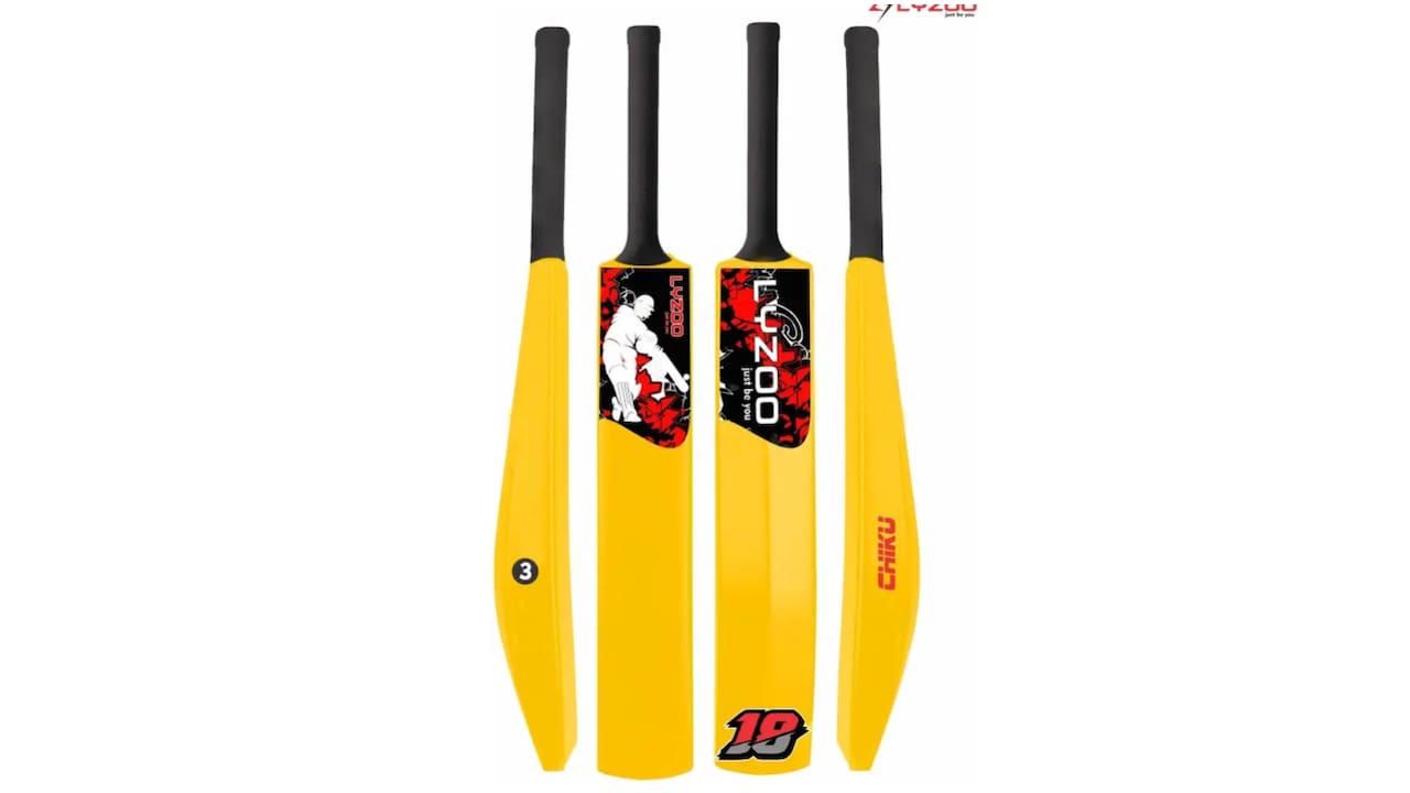 Click to buy Lyzoo 3 No Size Plastic Cricket Bat For Children Age Group 9-11 Years Fiber PV 