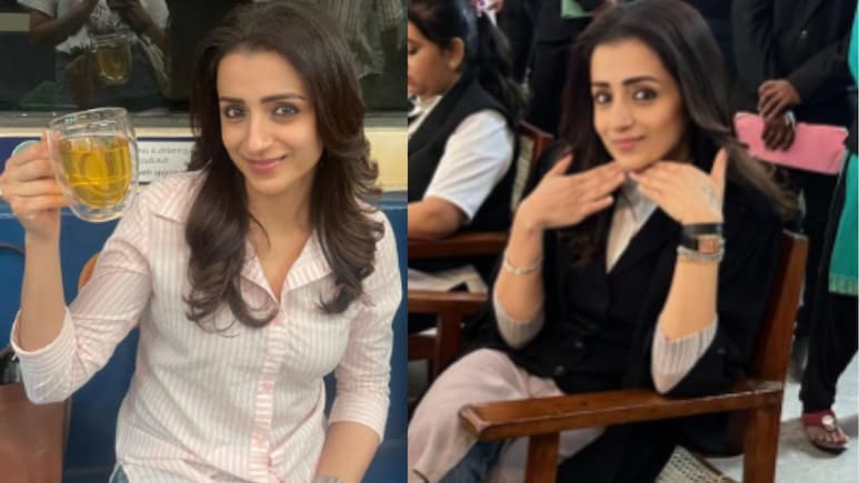 Trisha Krishnan's Not-So-Cryptic <i>Karuppu</i> BTS Post Has A Vijay Connection: 'My Magical May Said, One More For The Win'