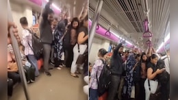 Video: Water Leaks Inside Pune Metro Coach After Heavy Rain