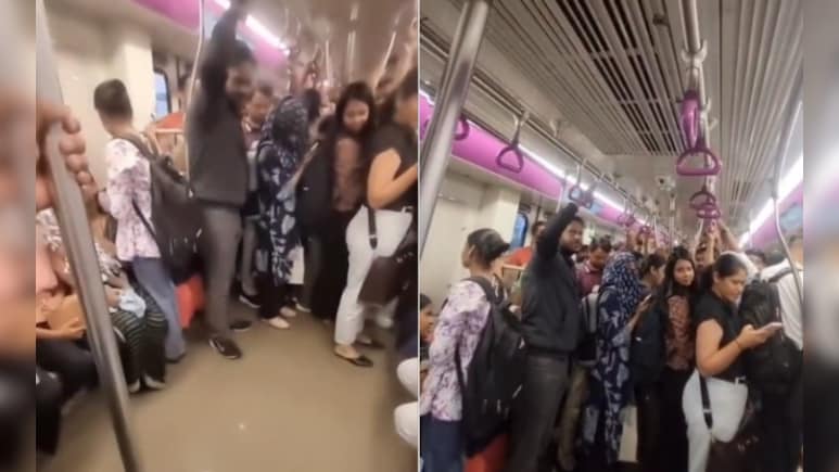Video: Water Leaks Inside Pune Metro Coach After Heavy Rain