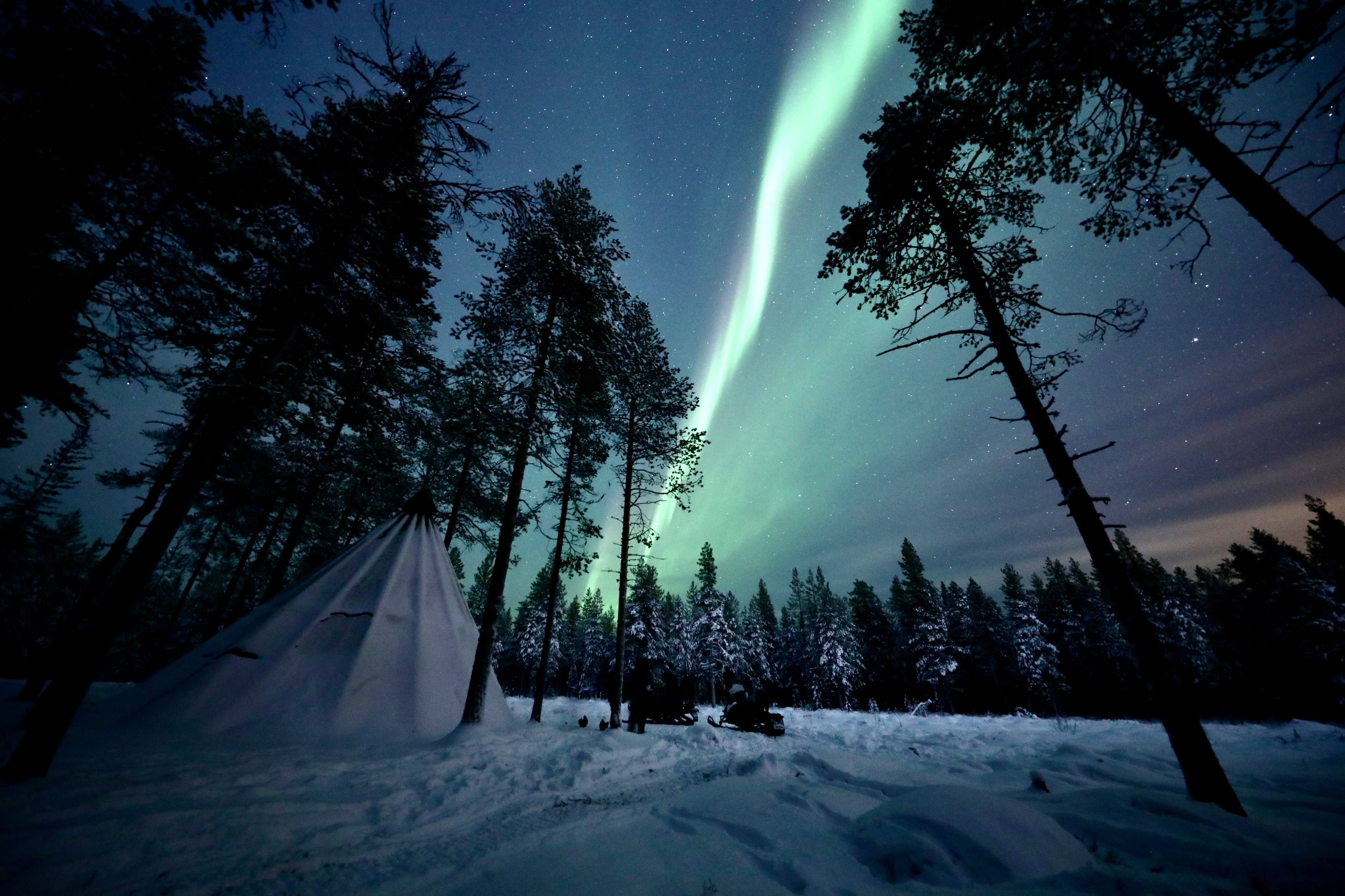 Rovaniemi gets about 150 nights of Northern Lights. Photo: Author