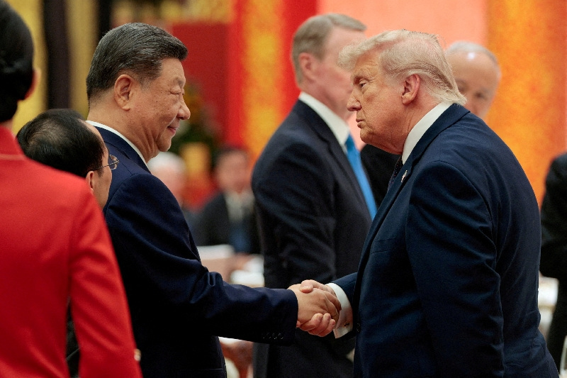 Trump's Beijing Visit Ends With 'Bin Order' For Chinese-Issued Items