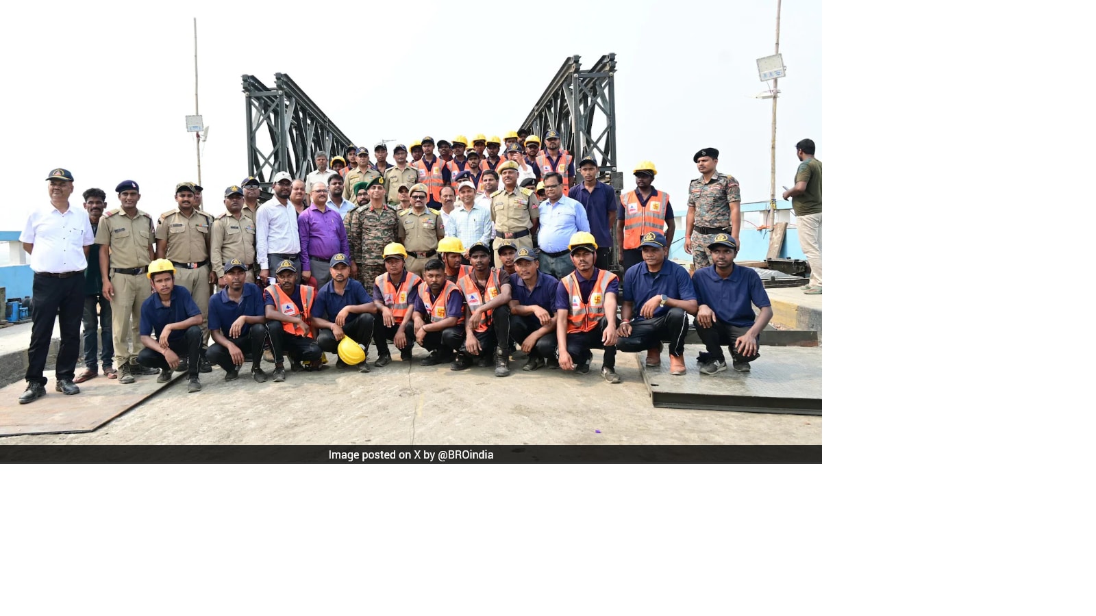 Temporary Bailey Bridge Installed Over Collapsed Vikramshila Setu in Bihar