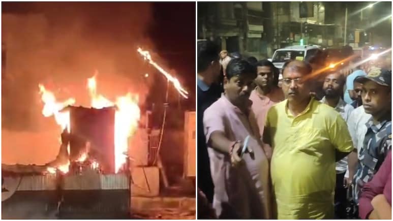 बंगाल में रिजल्ट के बाद अब बवाल, आसनसोल में TMC पार्षद का दफ्तर और बगल की दुकान जलकर खाक