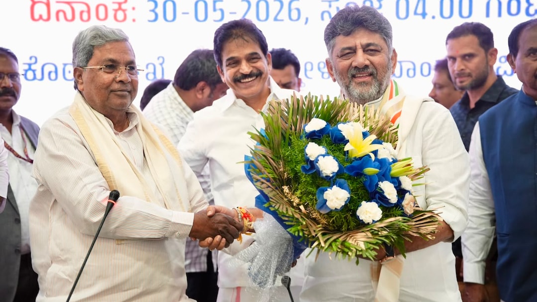 Karnataka Politics Highlights: DK Shivakumar Meets Governor, Stakes Claim As Chief Minister