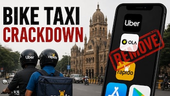 Bike Taxi Crackdown: Maharashtra Asks Apple And Google To Remove Uber, Ola, Rapido Apps
