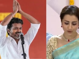 Trisha Krishnan Attends Vijay's Oath-Taking Ceremony In Chennai. Watch