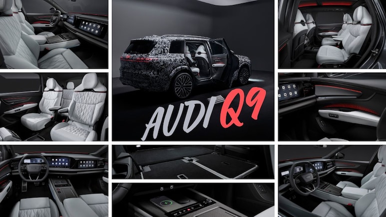 Upcoming Audi Q9's Interior Revealed, Exterior Teased: Gets 7 Seats, Loaded With Tech