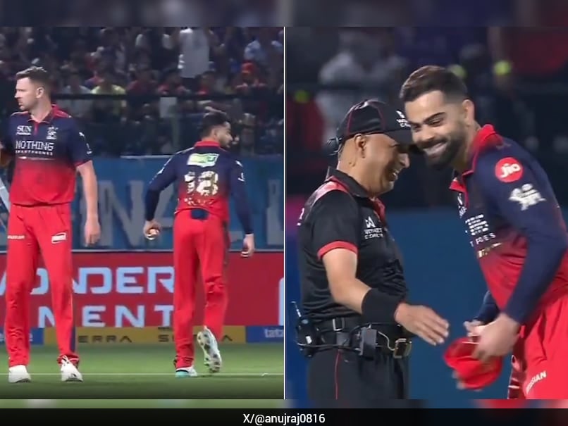 Virat Kohli Marks Bowling Run-Up, Shares Hilarious Moment With Umpire - Video