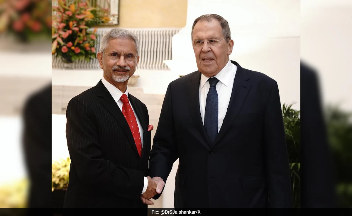 S Jaishankar, Russia’s Sergey Lavrov Hold Talks Ahead Of BRICS Meet