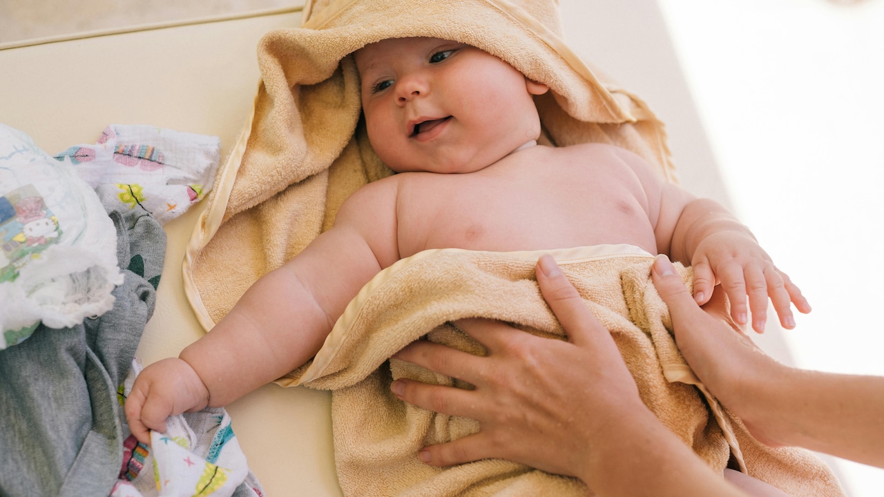 Wrap your baby in warmth with these soft hooded towels made for gentle skin after every bath Wrap your baby in warmth with these soft hooded towels made for gentle skin after every bath