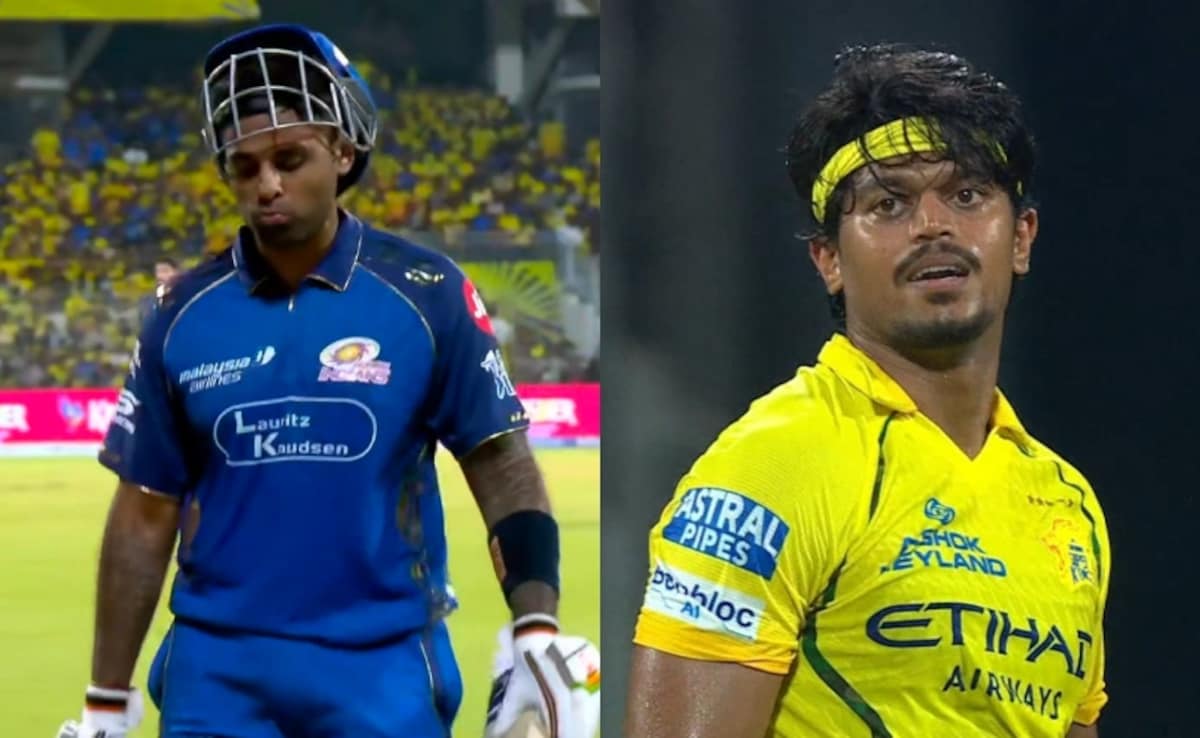Suryakumar Yadavs Slump Continues As Mumbai Indians Star Stunned By CSK Debutant