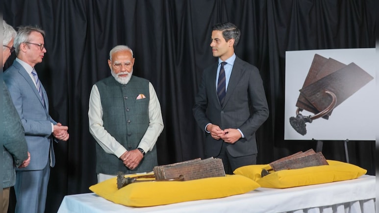 'Joyous Moment For Every Indian': PM Modi As Netherlands Returns Chola-era Copper Plates &mdash; Video