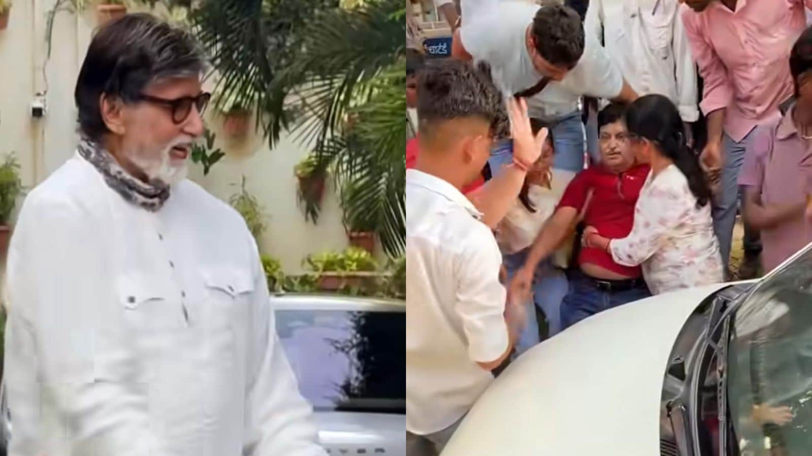 Viral Video: Fan Faints Outside Amitabh Bachchan’s Jalsa During Weekly Meet